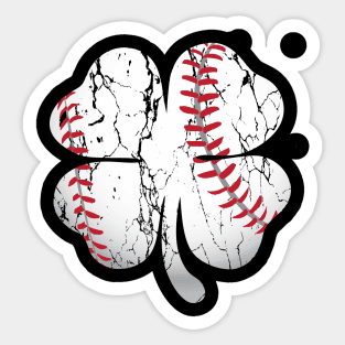 Baseball saint patricks day Sticker